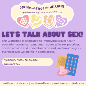 let's talk about sex event flyer